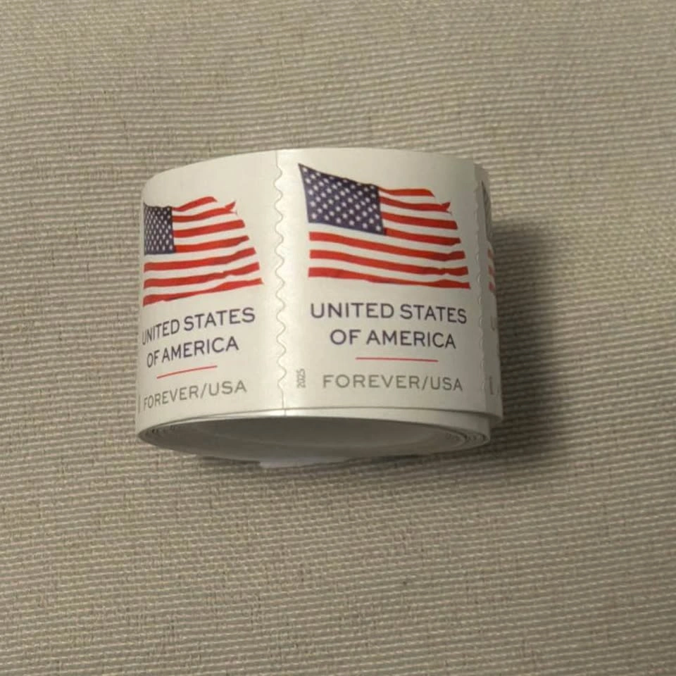 USPS Forever Stamps U.S. Flag Coil of 100 - photo 3