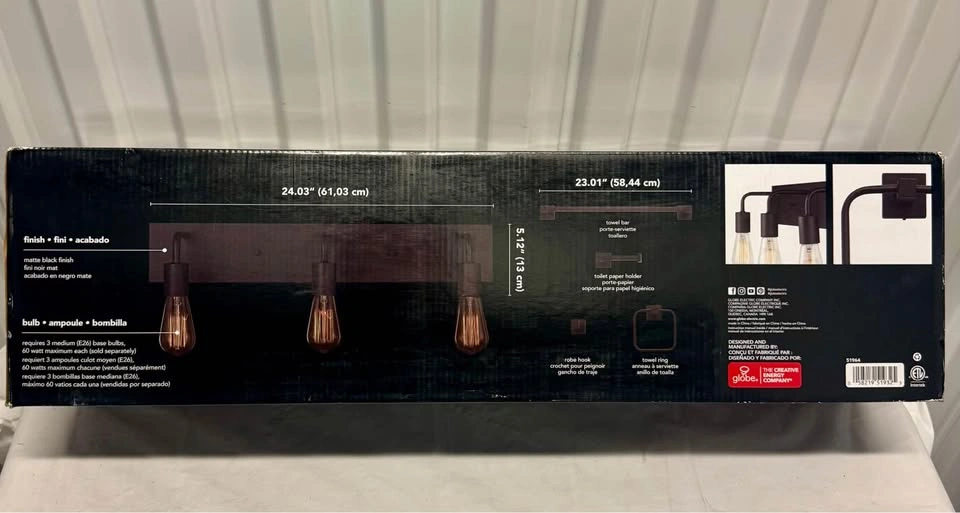 Globe Electric 5-piece Bathroom Set - photo 3