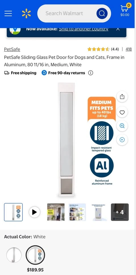 PetSafe Freedom Patio Panel Pet Door - photo 5