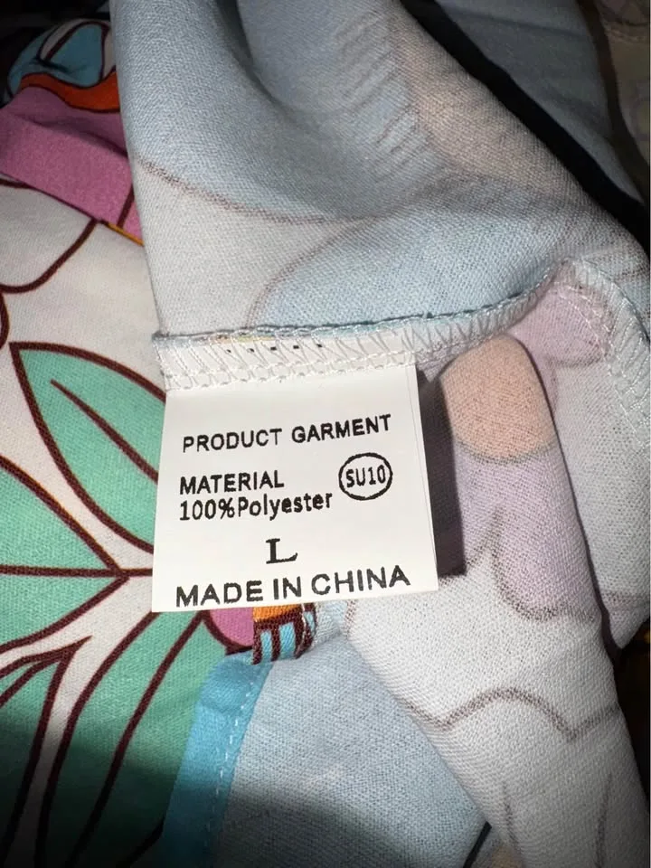 Brand new Womens Floral Mini Dress-Size L image indicator(9)