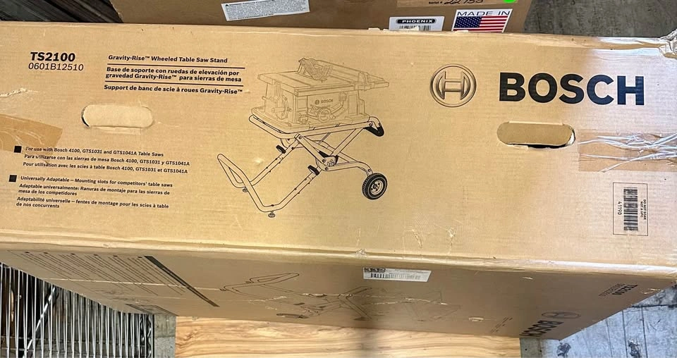Bosch Gravity-Rise Wheeled Table Saw Stand - photo 2