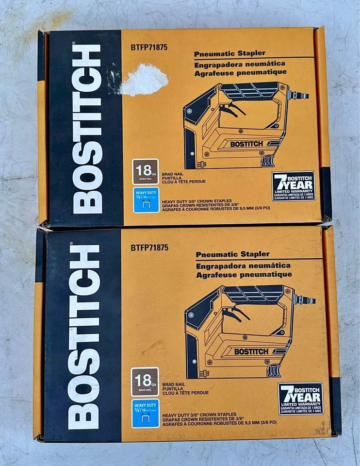 Bostitch Heavy Duty 3/8-Inch Pneumatic Crown Stapler
