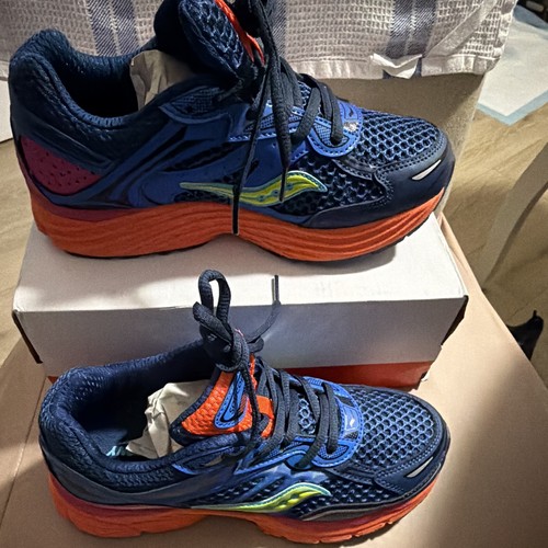 Saucony Omni 9 KDZ Blue/Orange/Pink Running Sneakers US 5M - photo 2
