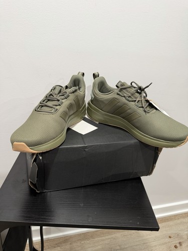 adidas Green/Tan Men’s Low Top Lace Up Athletic Sneakers - photo 2