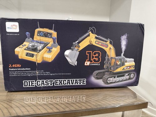 MiniSun 2.4GHz RC Die-Cast Excavator Electric Toy - photo 3