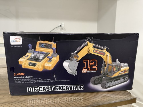 MiniSun 2.4GHz RC Die-Cast Excavator Electric Toy - photo 4