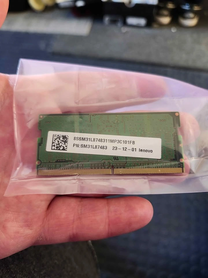 8GB DDR5-5600 Laptop RAM (SO-DIMM) – Lenovo OEM / Micron - photo 2