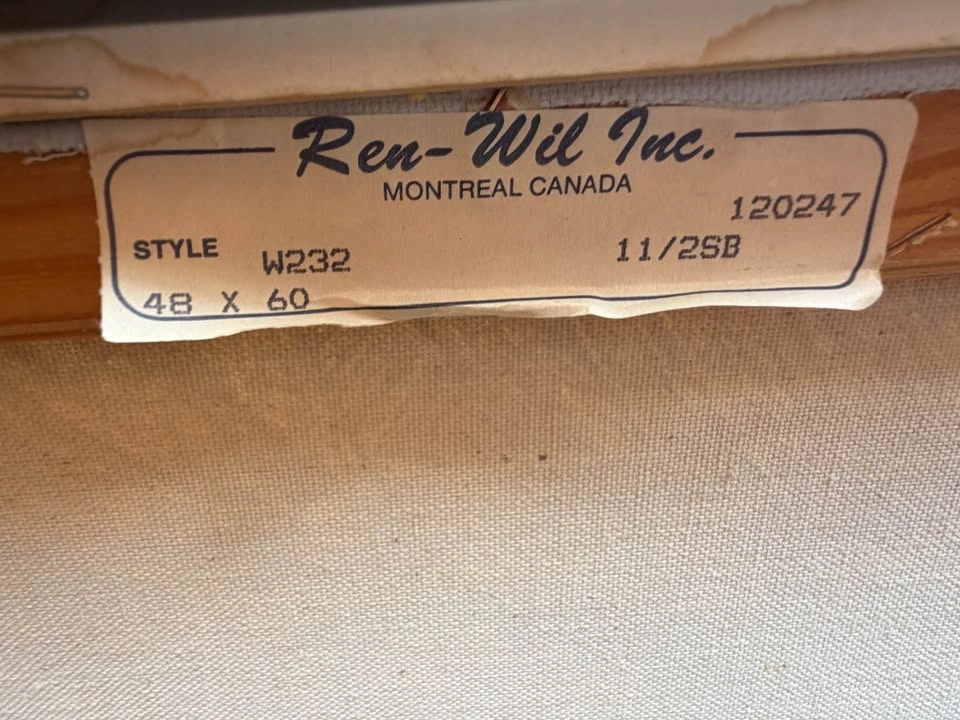 Ren-Wil Inc. Wishart Large Abstract Canvas Painting - photo 2