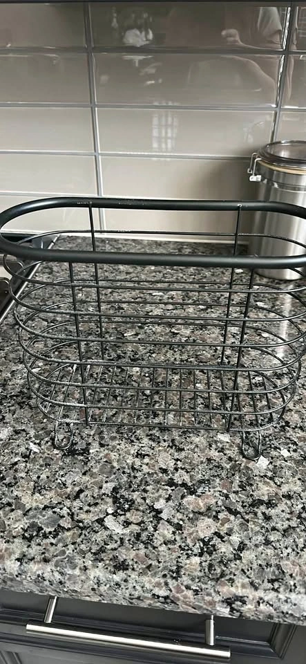 Modern Black Metal Magazine Rack
