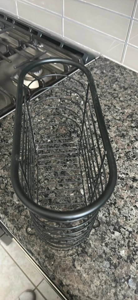 Modern Black Metal Magazine Rack - photo 2