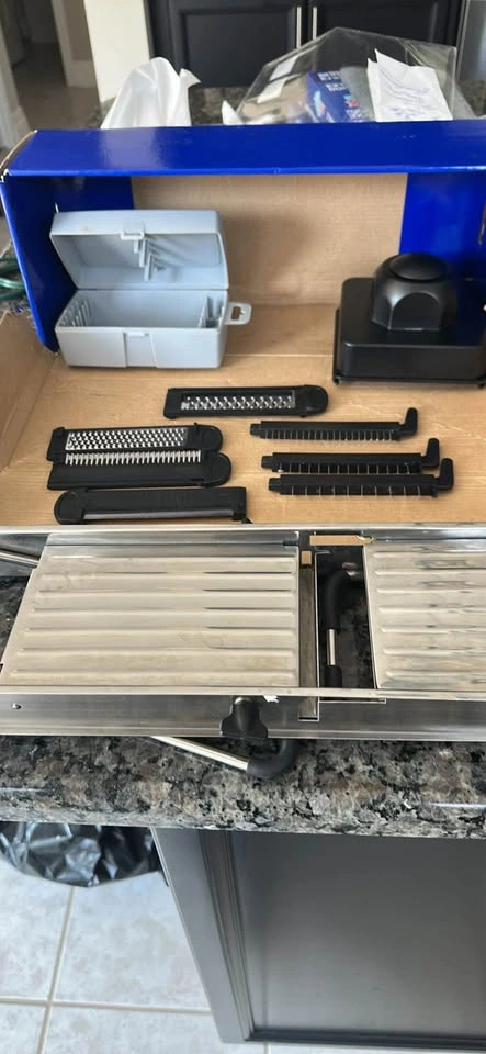 Professional Stainless Steel Mandoline Slicer – Complete Set - photo 2