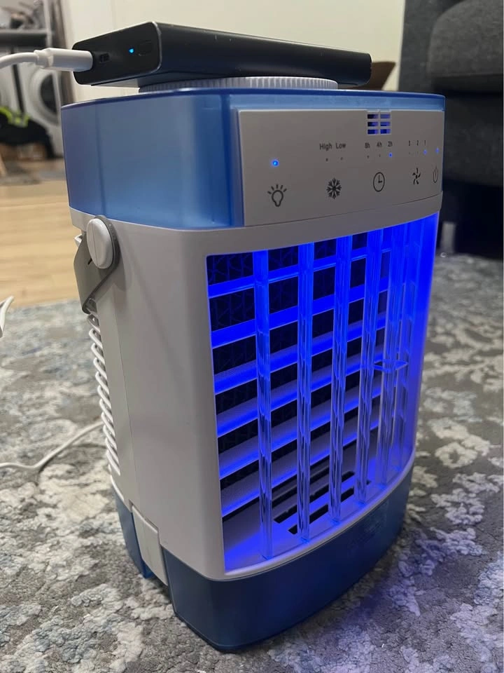 4-in-1 Portable Mini Air Conditioner LED - photo 4