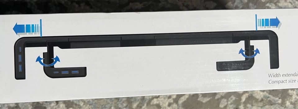 Jelly Comb Folding Monitor Stand with HUB & Charging Ports - photo 2