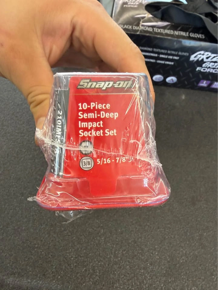 10pc Snap-On semi deep socket set SAE - photo 2