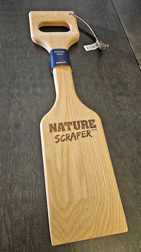 Nature Scraper wooden grill scraper new with tags