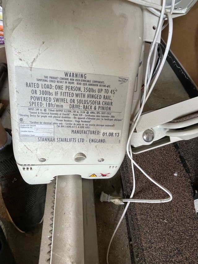 Chair Stair Lift - photo 2