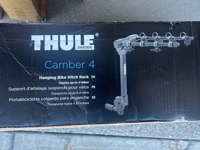 Brand New Thule Camber 4 Hanging Hitch Bike Carrier Rack - photo 2