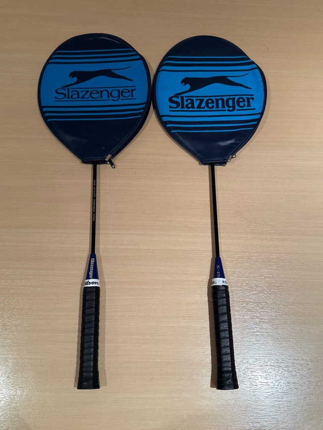Slazenger X-100 Badminton Rackets Racquets - New Grips - photo 2