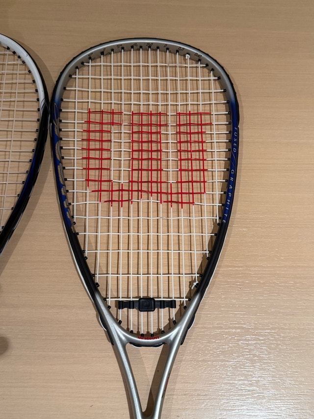 Wilson Titanium and Matrix Impact 20 Squash Rackets - photo 2