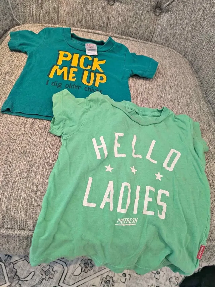 Boy t-shirts 12m and 18-24m thumbnail