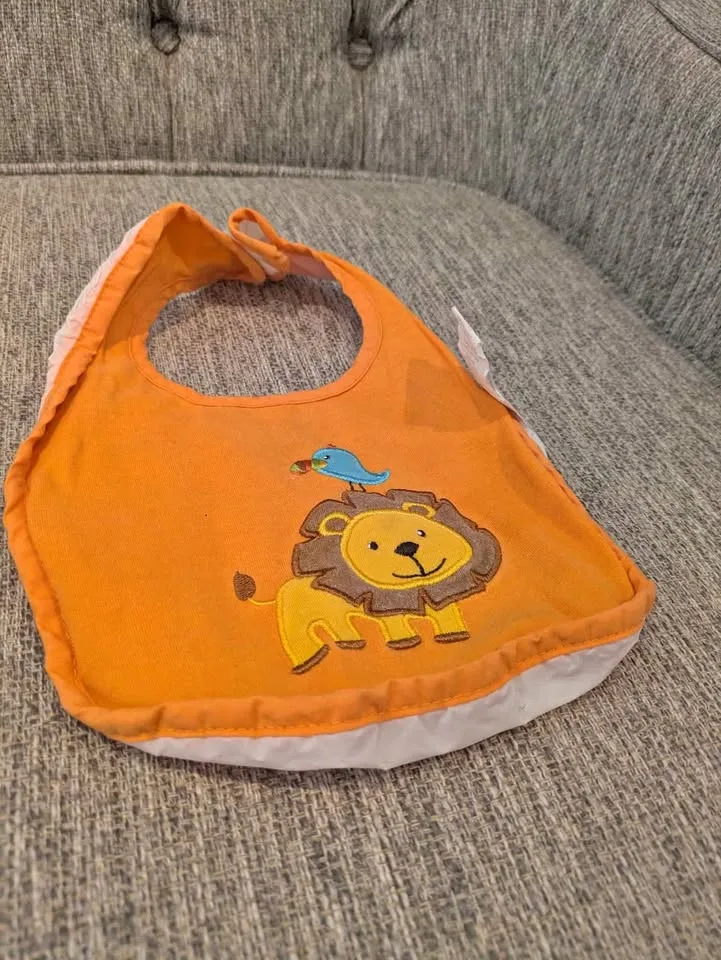 Orange lion bib waterproof thumbnail