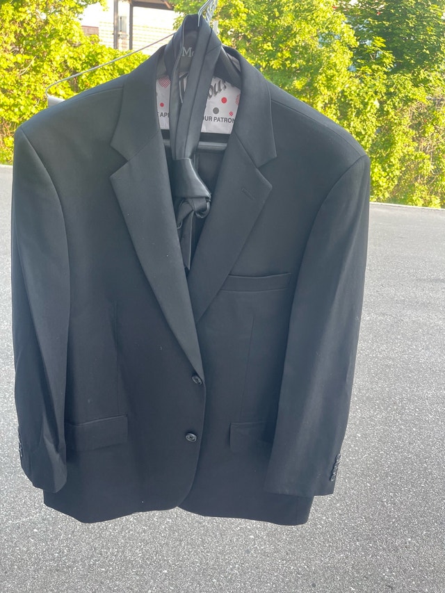 Black Formal Suit XL 42” waist