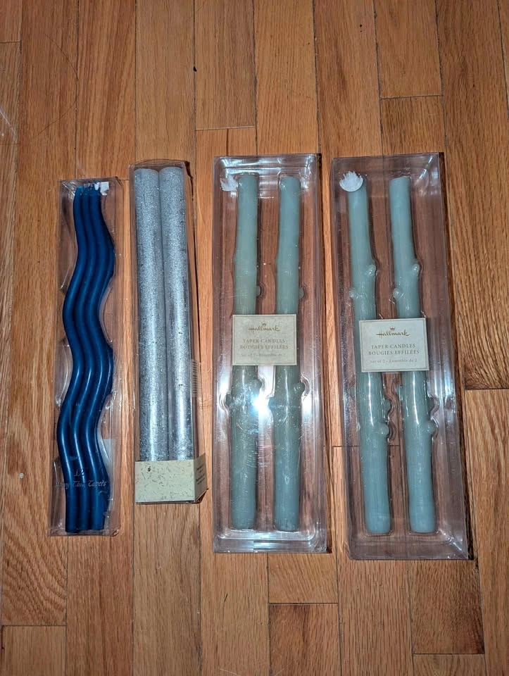 Vintage tapered candles