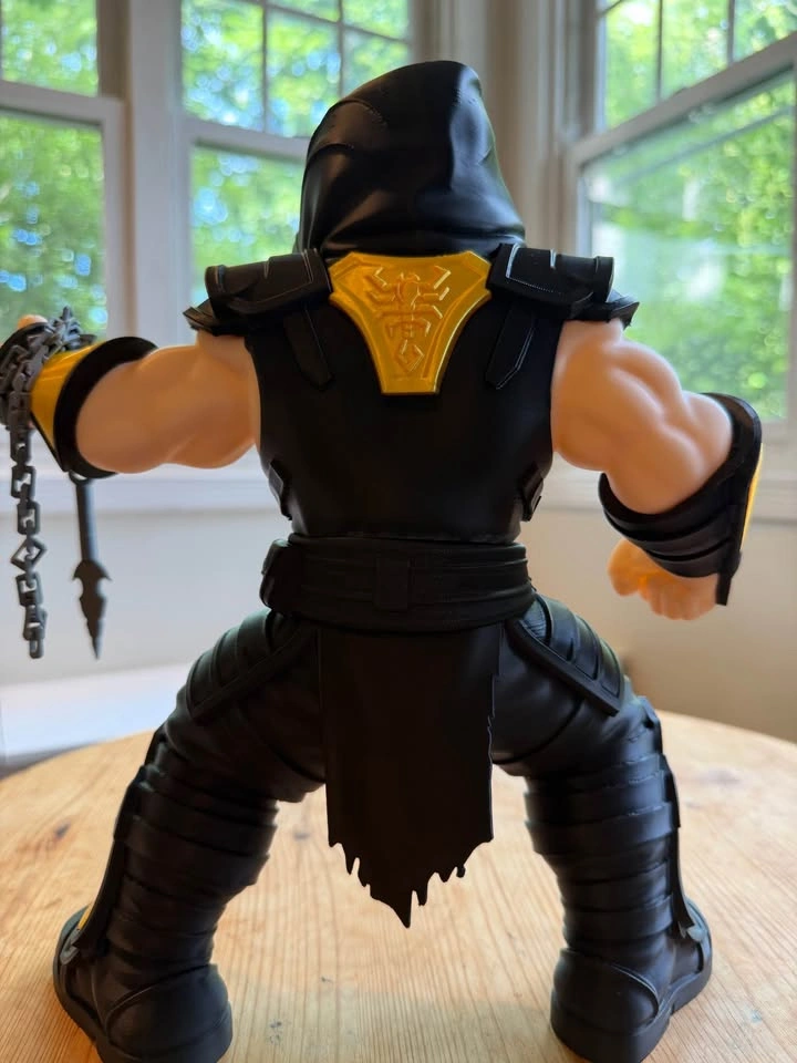 Mortal Kombat Scorpion Figure | Silk Gold 3D Printed - photo 3
