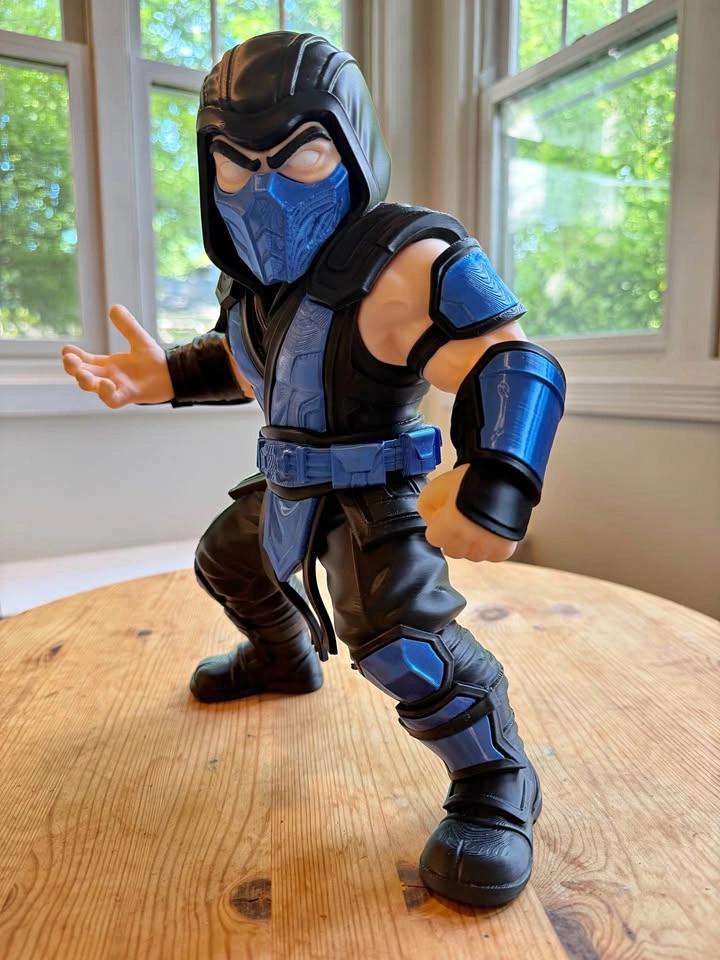 Sub-Zero Mortal Kombat 3D Printed Collectible