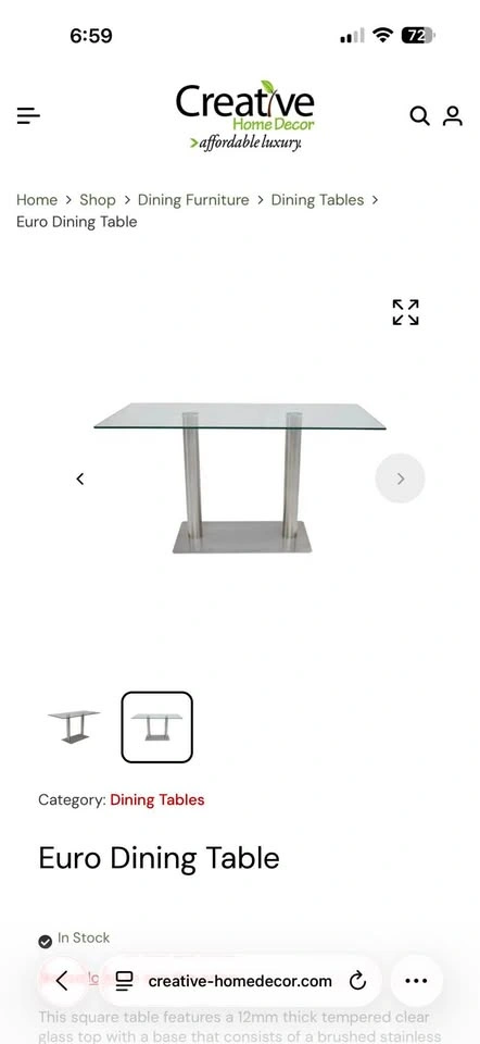 Dinner table