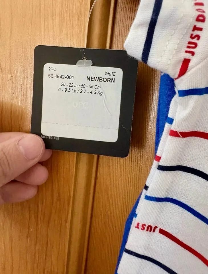 NWT| Nike | Bodysuits | 2 Pack| Newborn image indicator(3)