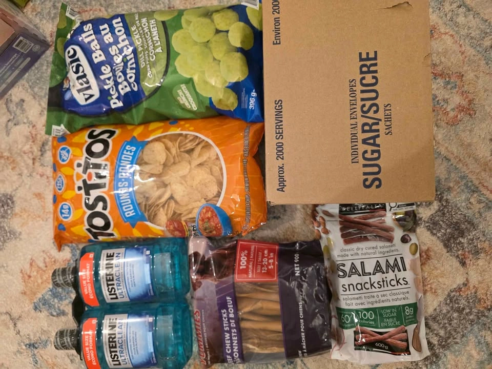Listerine, Tostitos, Vlasic, and Salami Snack Bundle - photo 3
