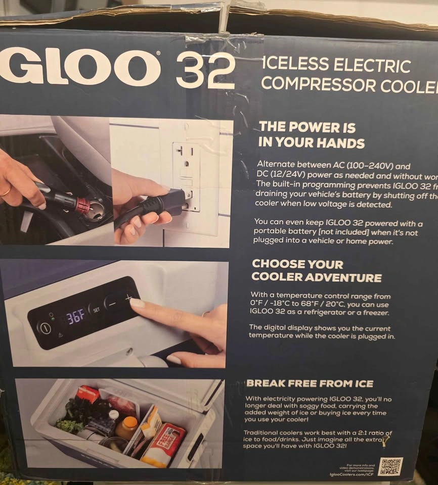 Igloo ICF32 Iceless Electric Compressor Cooler - photo 2