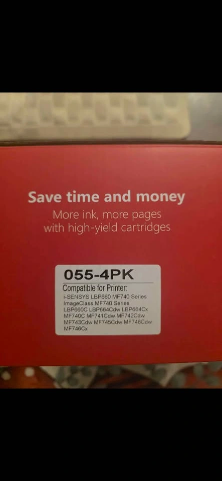 4 Pack 055-4PK Toner Cartridges - photo 2