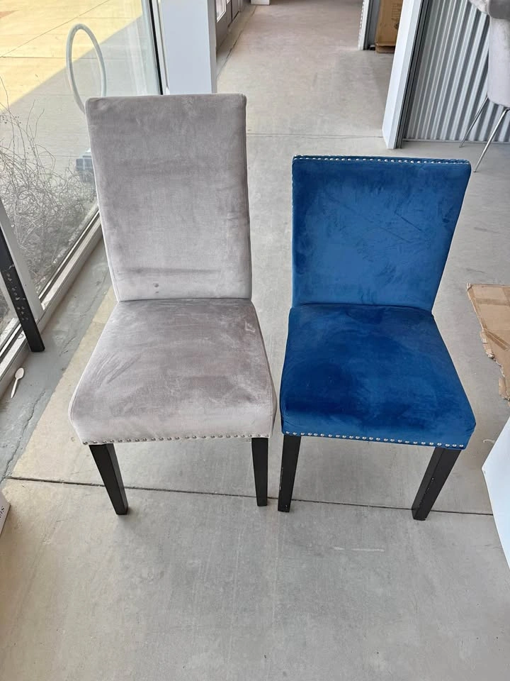 Velvet chairs