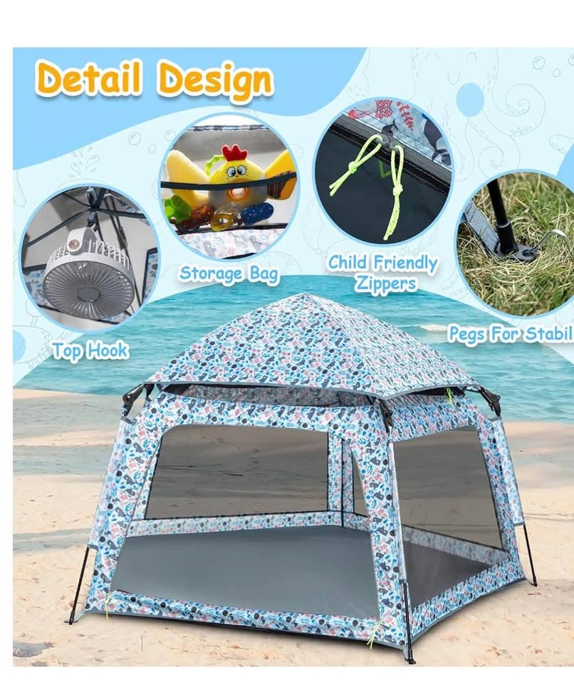 Funsland Kids Beach/Play Tent – BRAND NEW - photo 2