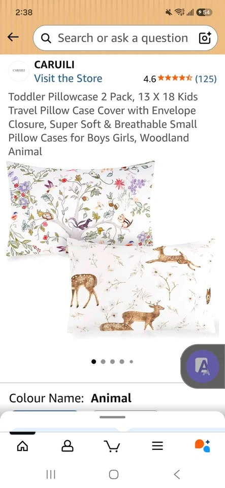 CARUILI Toddler Pillowcase 2 Pack - photo 2