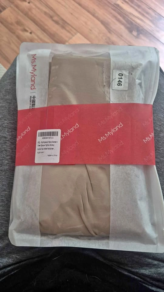 Ms.Myland 2 Pairs Women's Sheer Opaque Tights