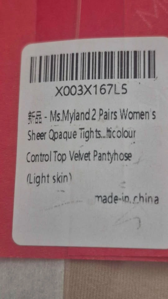 Ms.Myland 2 Pairs Women's Sheer Opaque Tights - photo 3