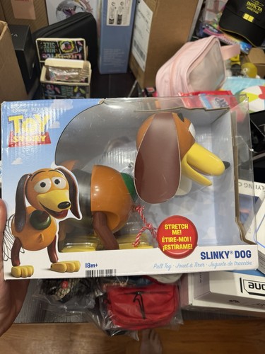 Just Play Disney Pixar Toy Story Slinky Dog Pull Toy, 6" Height