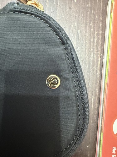 lululemon Dual Pouch Wristlet - Black/Gold Zipper - photo 2