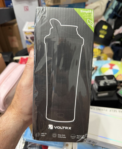 VOLTRX VortexBoost Electric Shaker Bottle 24 oz Green