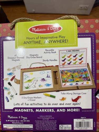 Melissa & Doug Play Draw Create Dinosaurs Reusable Drawing & Mag - photo 2