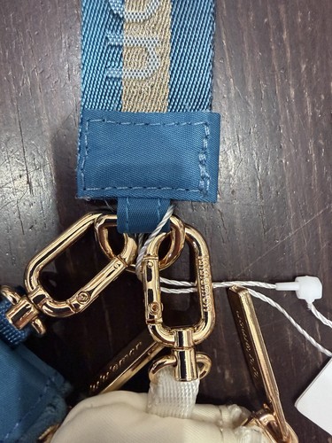 lululemon Dual Pouch Wristlet - Blue/White Zipper 2-Piece Pouche - photo 2