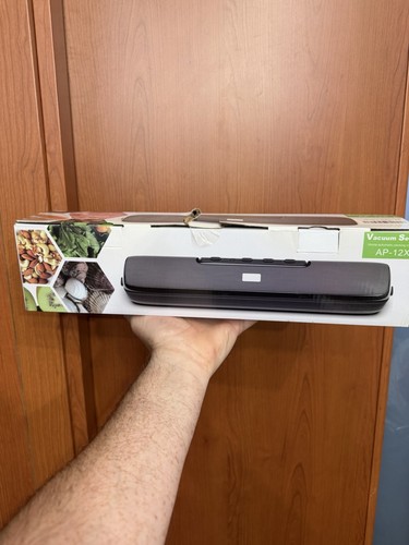 Janusoma AP-12X Vacuum Sealer 135W Black Auto/Manual