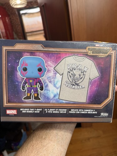 Funko Pop Tees: (Black Light) DRAX #1243 GOTG Volume 3 - XL - photo 2