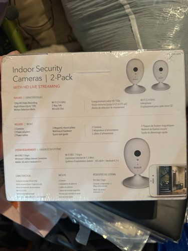 RCA 2-Pack Indoor Wi-Fi IP Security Cameras 720p HD - photo 2