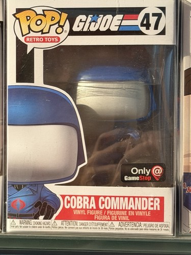 Funko Pop! Retro Toys G.I. Joe Cobra Commander GameStop Exclusiv