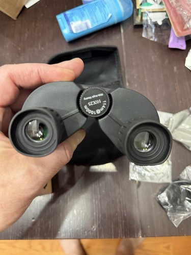 10x25 Compact Binoculars Multi-Coated Roof Prism Wide Angle Blac - photo 3