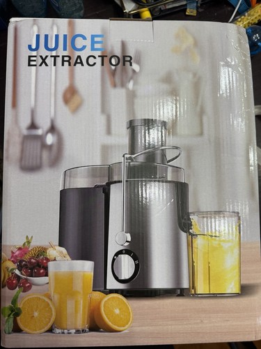 800W Stainless Steel Juice Extractor 500ml 3-Speed Easy Clean